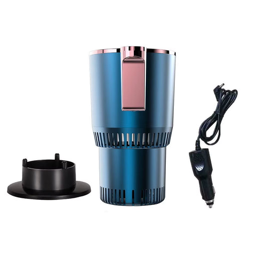 12V Car Cold Hot Cup Touch Screen Beverage Can Smart Digital Display Car Cup Holder Cooler Heater Home Camping Travel Cup Holder